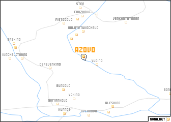 map of Azovo