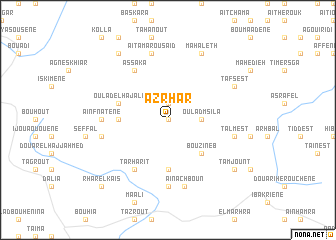 map of Azrhar