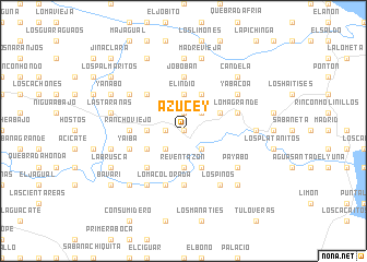 map of Azucey