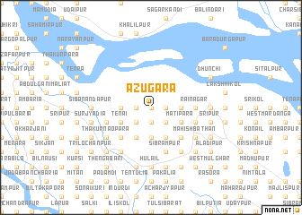 map of Āzugara