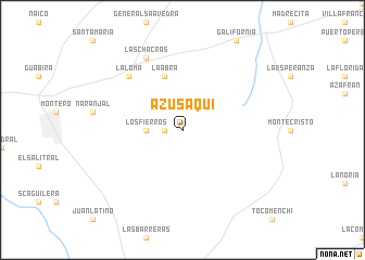 map of Azusaqui