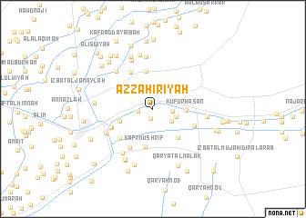 map of Az̧ Z̧āhirīyah