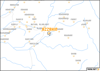 map of Az̧ Z̧āhir