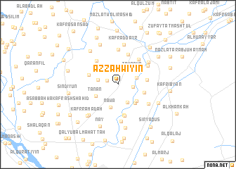 map of Az Zahwīyīn