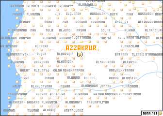 map of Az Zakrūr