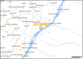 map of Az Zarābī