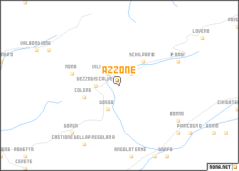 map of Azzone