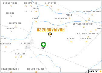 map of Az Zubaydīyah