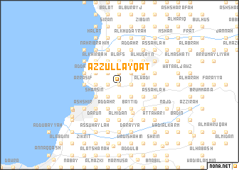 map of Az Zullayqāt