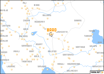 map of Baao