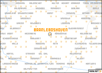 map of Baarle-Boshoven