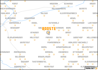 map of Baaste