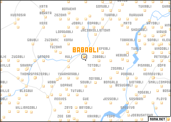 map of Bababli