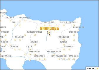 map of Babádhes