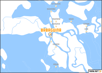 map of Babaguina