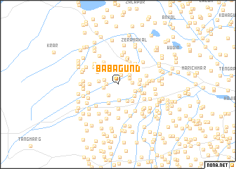 map of Bābagund