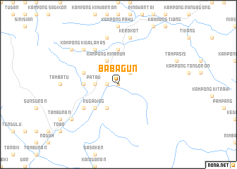 map of Babagun