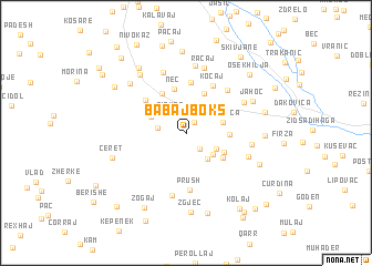 map of Babaj Boks