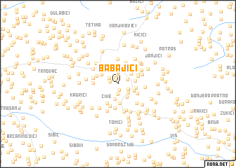 map of Babajići