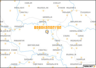 map of Babakananyar