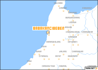 map of Babakancibeber