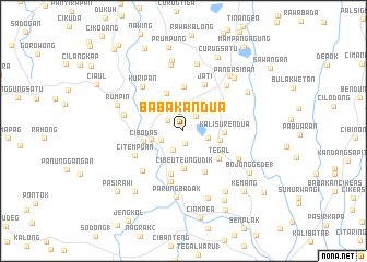 map of Babakan Dua