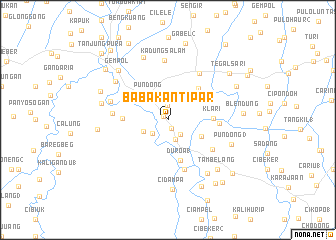 map of Babakan Tipar