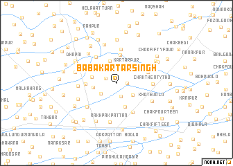 map of Bāba Kartār Singh