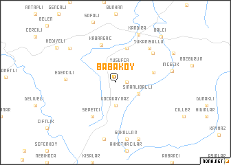 map of Babaköy