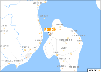 map of Babak
