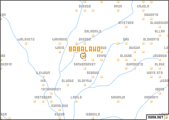 map of Babalawo