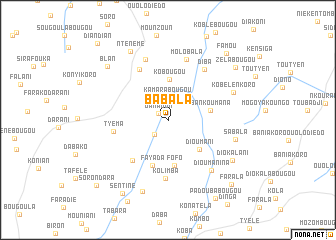 map of Babala