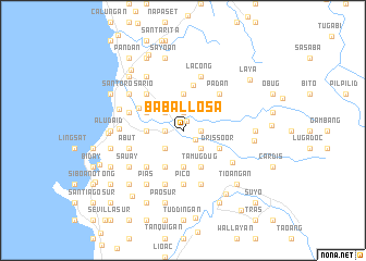 map of Babal-losa