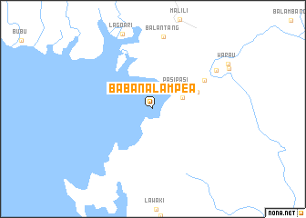map of Babanalampea