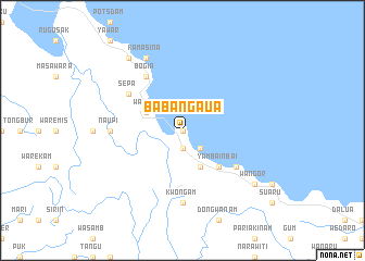 map of Babangaua