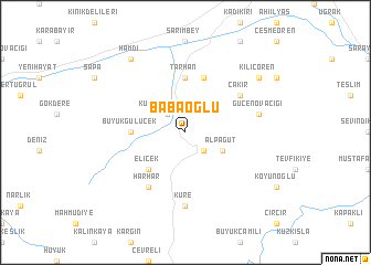 map of Babaoğlu