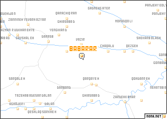 map of Bābā Rār