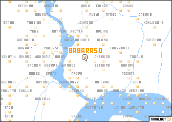 map of Babaraso