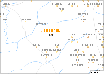 map of Babarou