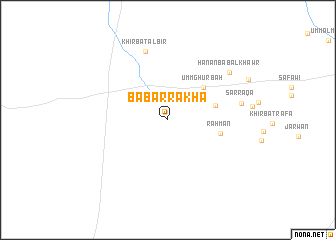 map of Bāb ar Rakhā