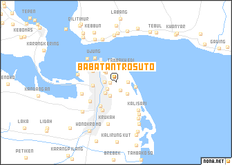 map of Babatantrosuto