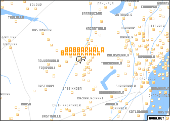 map of Babbarwāla