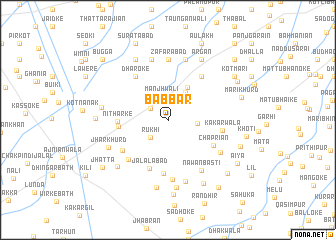 map of Babbar