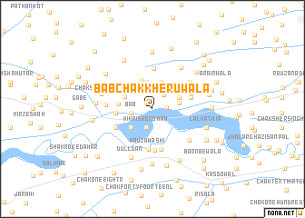 map of Babchak Kheruwāla