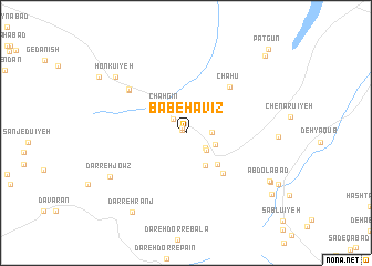 map of Bāb-e Havīz
