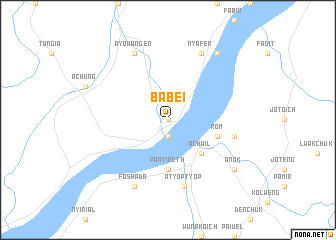 map of Babei