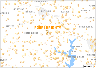 map of Babel Heights