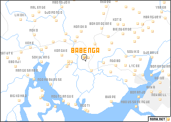 map of Babenga