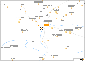 map of Babenki