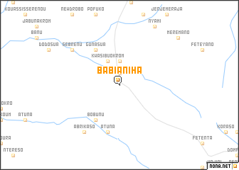 map of Babianiha